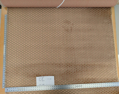 By yard Scalamandre Old World Weavers Manet Green Brown Beige Velvet Viscose Small Scales Geometric MSRP USD570/y