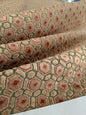 By yard Scalamandre Old World Weavers Manet Green Brown Beige Velvet Viscose Small Scales Geometric MSRP USD570/y