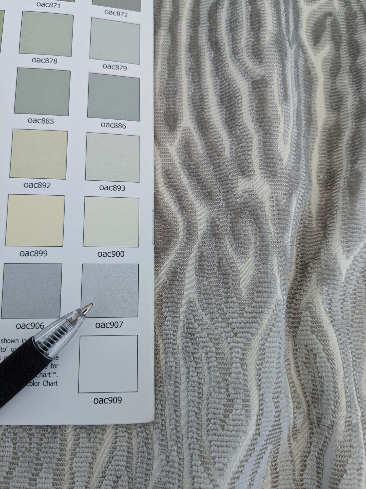 1.3yards Scalamandre Faux Bois Velvet Grey White Abstract Beige MSRP USD480/y