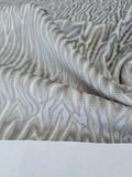 1.3yards Scalamandre Faux Bois Velvet Grey White Abstract Beige MSRP USD480/y