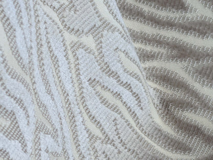 1.3yards Scalamandre Faux Bois Velvet Grey White Abstract Beige MSRP USD480/y