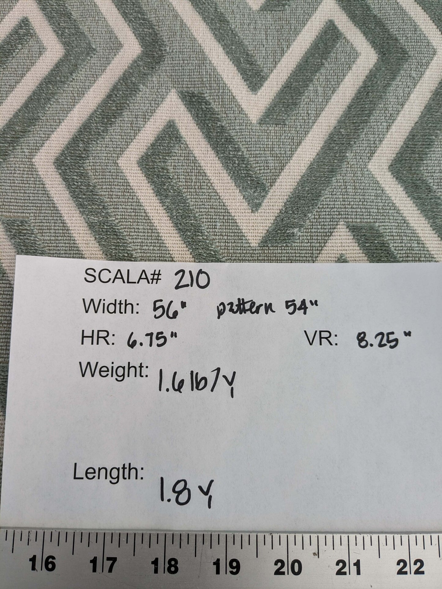 1.8yards Scalamandre Maze Velvet Sage Green White Lattice Geometric Cotton Linen MSRP USD 572/y