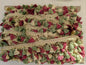 By yard Scalamandre Silk Tassel Fringe Trim Strawberry Field Red Pink Green Beige Fairy Tale 1-Ev49