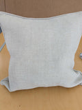 Scalamandre Pillow Case Square Solid Texture Beige  22x22 inches 4-EV49