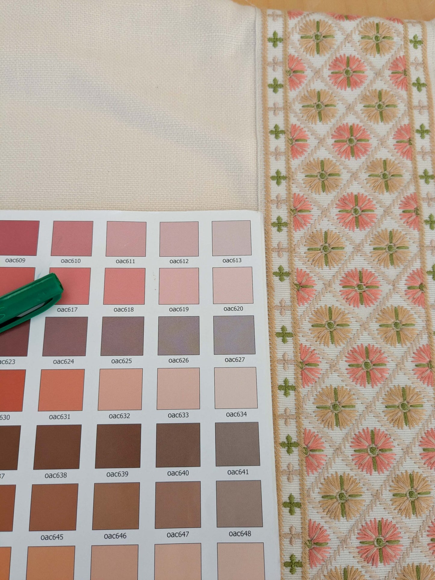 Scalamandre MET Pillow Case Square Elegant Floral Embroidery Cream White 15x22 inches 5-Ev49