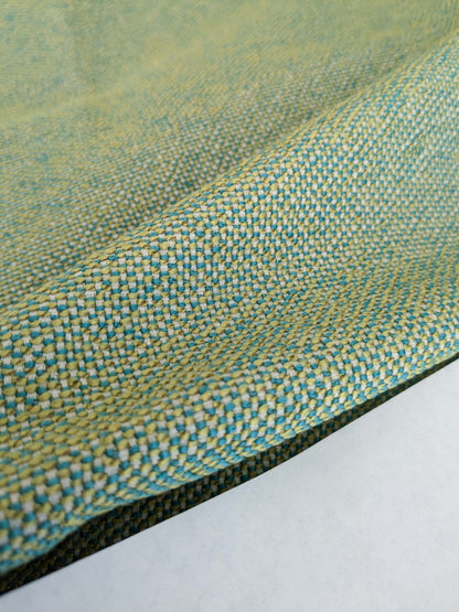 Scalamandre Pillow Case Square Green Small Scale Texture Solid 22"x21" inches 8-Ev49