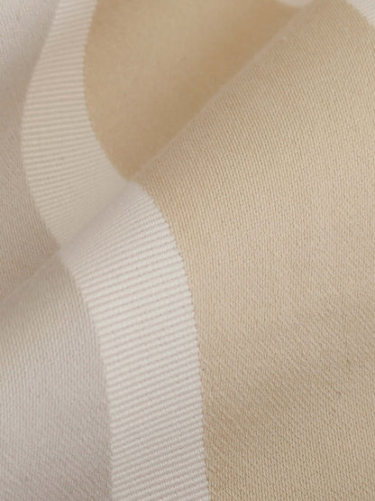 Scalamandre Pillow Case Square Stripe Beige Brown 19"x21" inches 9-Ev49