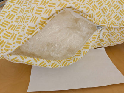 Scalamandre Pillow Case Square Geometric Basketweave Print Fabric Dash &amp; Dot Print 16"x20" inches 13-Ev49