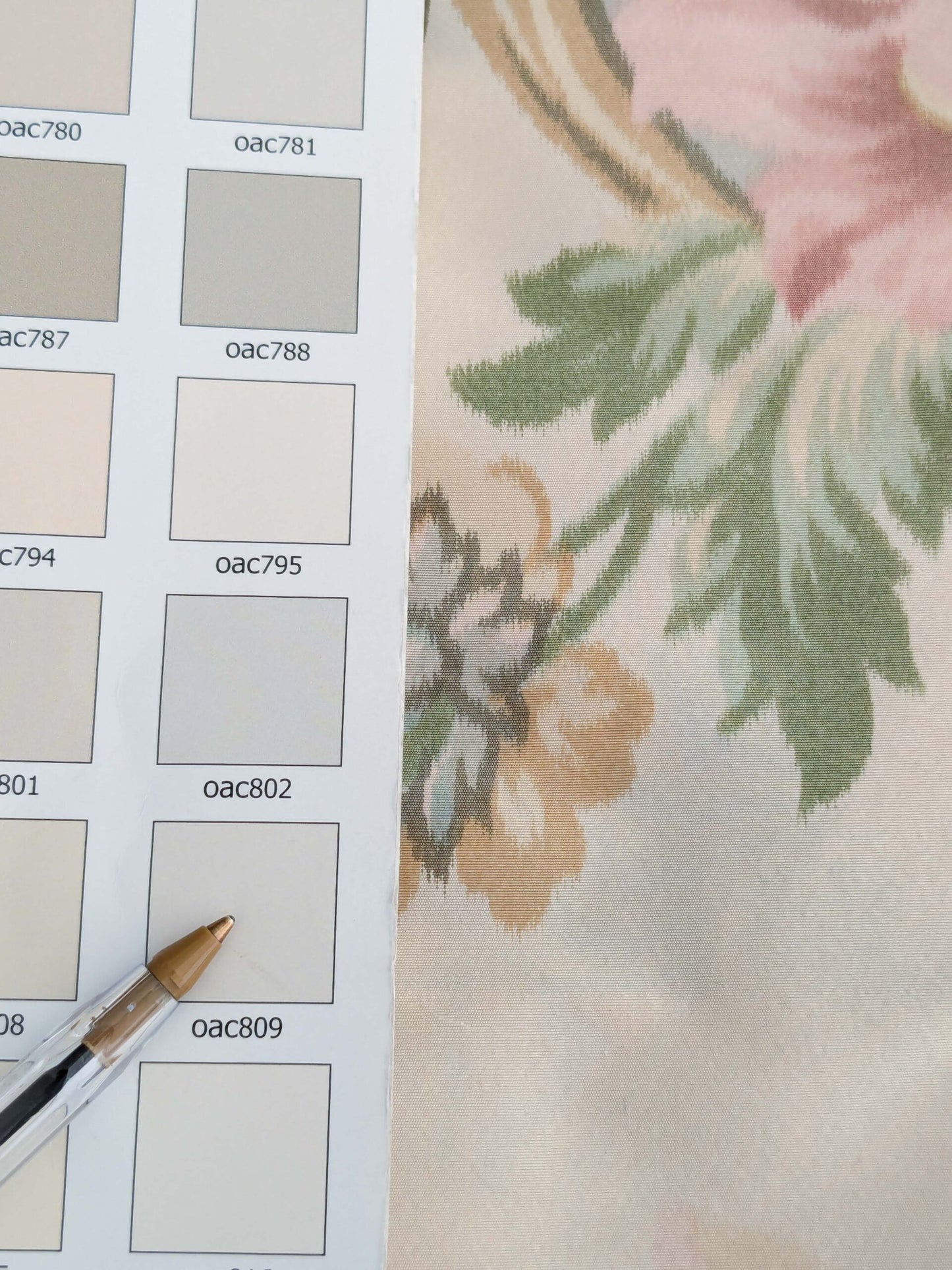 2.4y x 51"w Scalamandre Lelievre Paris Versailles Multi on Creme Warp Silk Floral Print Historic MSRP US 1200+  16-Ev49