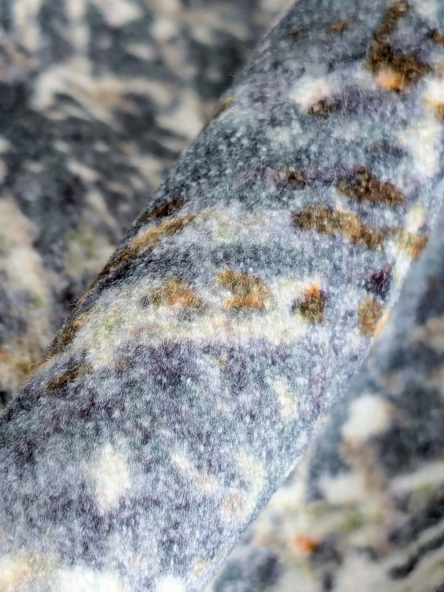 1.4y x 54"w Scalamandre Old World Weavers Travertine Grotto Deep Blue Velvet Abstract Cotton MSRP USD256/y 20-Ev49