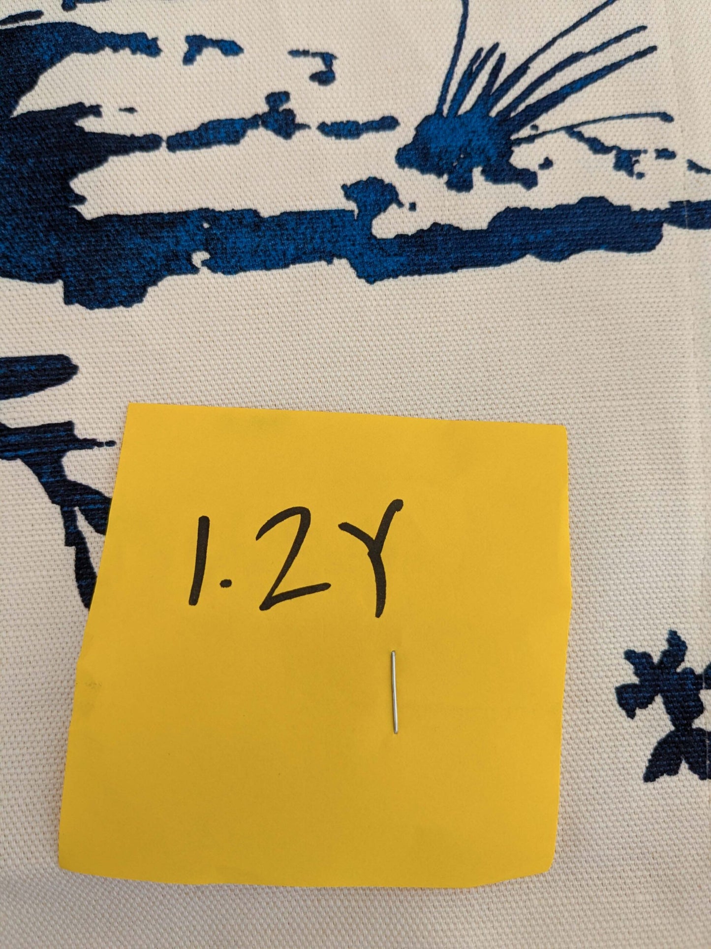 1.2y x 66"w Scalamandre Summer Palace Porcelain Blue White Chinoiserie Scenic Toile MSRP USD 262/y 22-Ev49