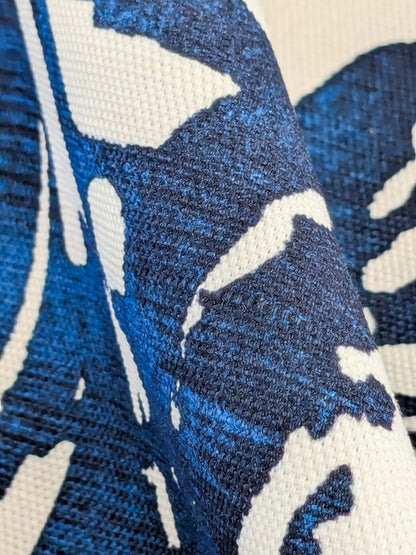 1.2y x 66"w Scalamandre Summer Palace Porcelain Blue White Chinoiserie Scenic Toile MSRP USD 262/y 22-Ev49