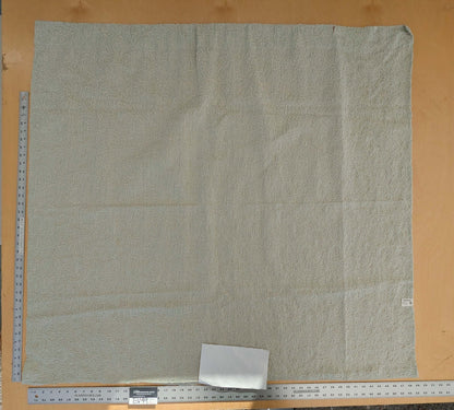 1.2y x 50"w Scalamandre Coraille Willow Light Green Embroidery Linen Abstract MSRP USD314/y  Piece B 25-Ev49