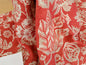 1.2y x 53"w Scalamandre Calais Linen Print in Coral Pink Red Mediterrinan Pomegranite Block Print Heavy Linen MSRP USD300+/y 30-Ev49