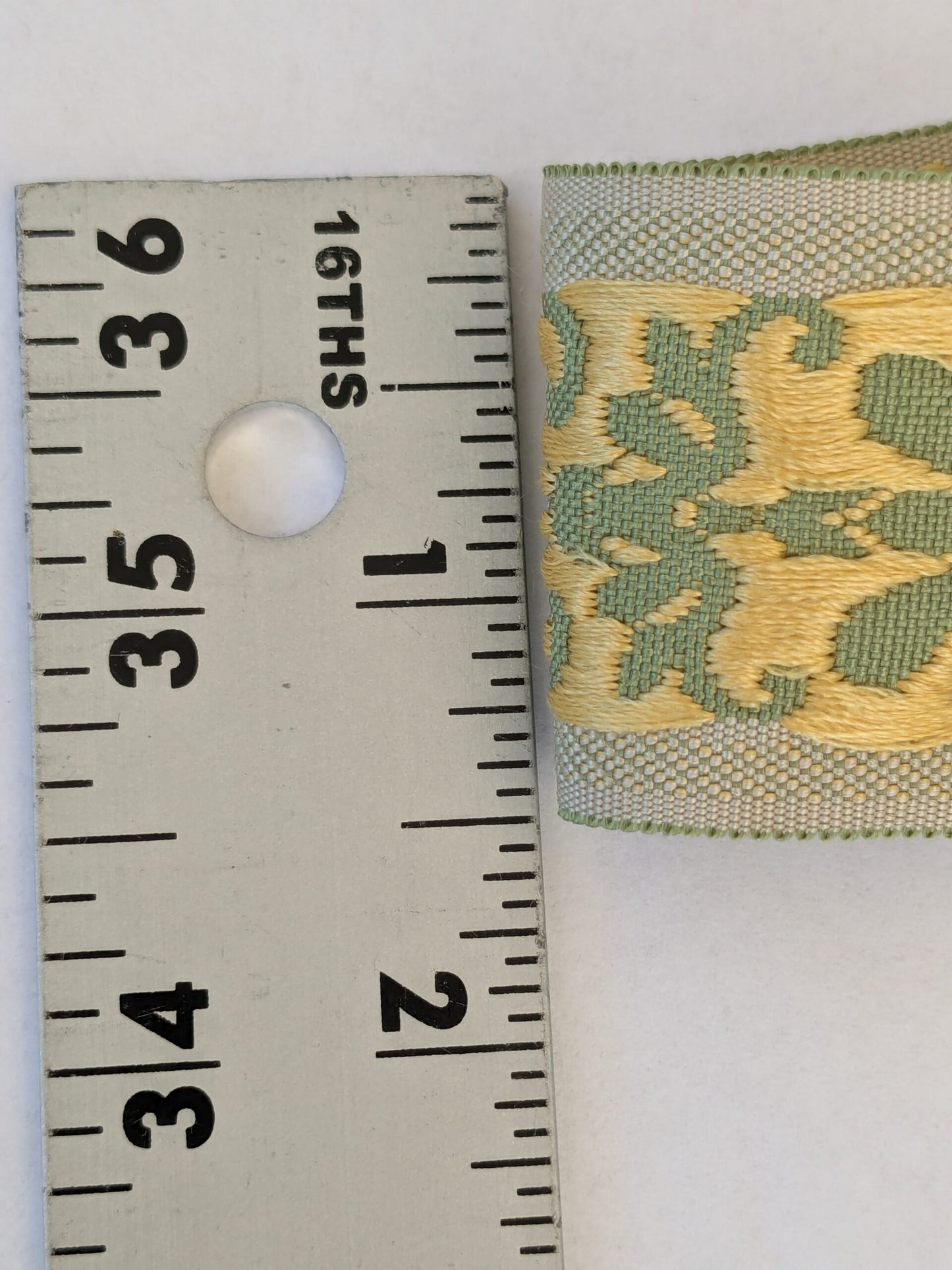 Scalamandre Louis XV Braid Fern Gold & Green  MSRP USD 130/y