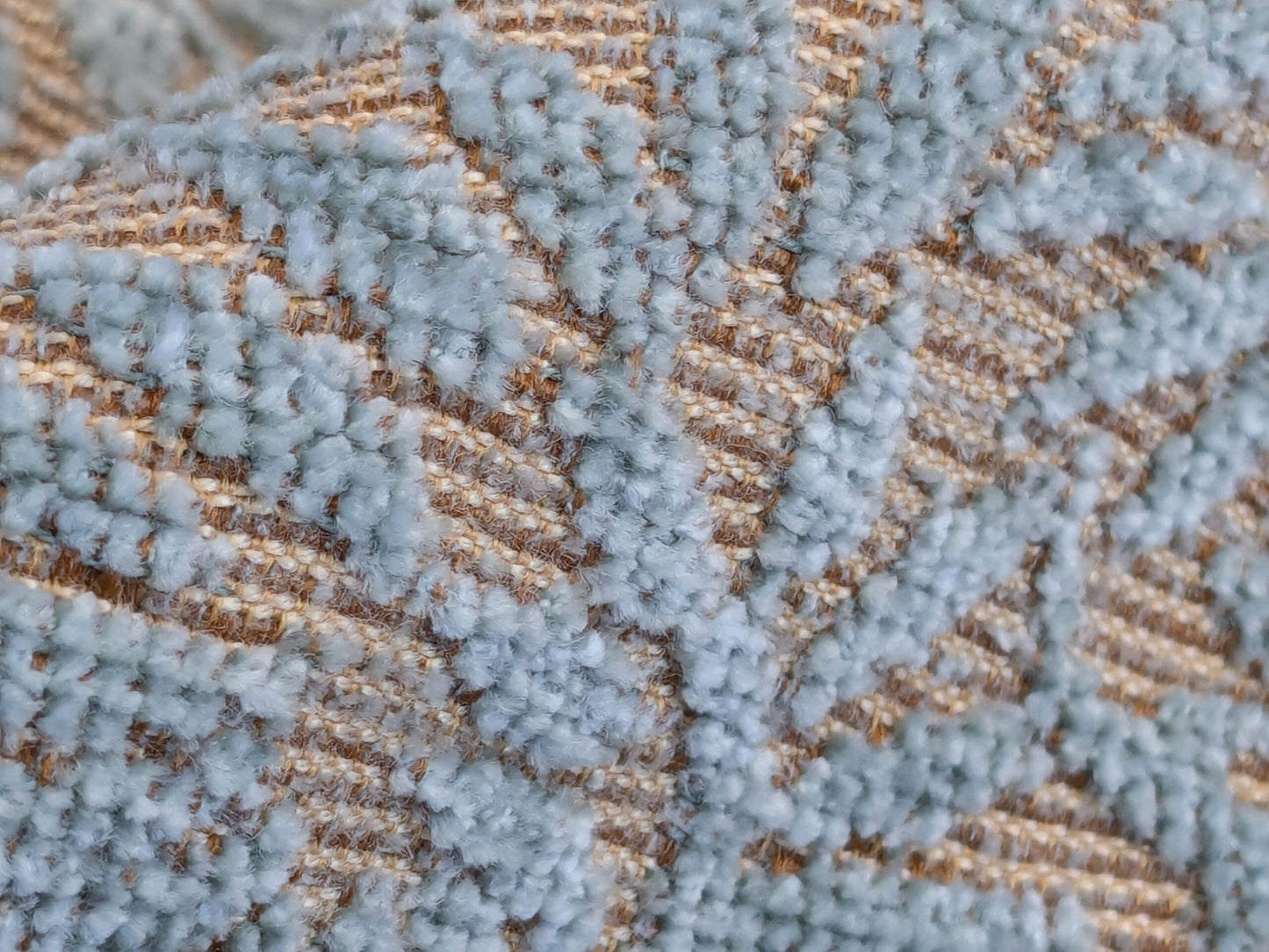 1 EV50 27" x 26" Scalamandre Square Old World Weavers Woodland Aquamarine Forest Green Brown Leaf Vine Jacquard MSRP USD 144/Y