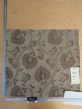 5 EV50 25" x 26" Scalamandre Square  Edmond Petit Bastide Basalte Tan Brown Floral Polyester