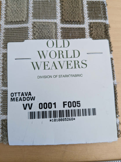 7 EV50 36" x 28" Scalamandre Square Old World Weavers Ottava Meadow Geometric Ombre Small Scale MSRP USD200/y
