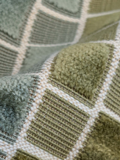 8 EV50 36" x 27" Scalamandre Square Old World Weavers Ottava Meadow Geometric Ombre Small Scale MSRP USD200/y