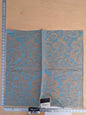 16 EV50 25" x 25" Scalamandre Lelievre Coppelia Capri Blue Brown Large Jacquard