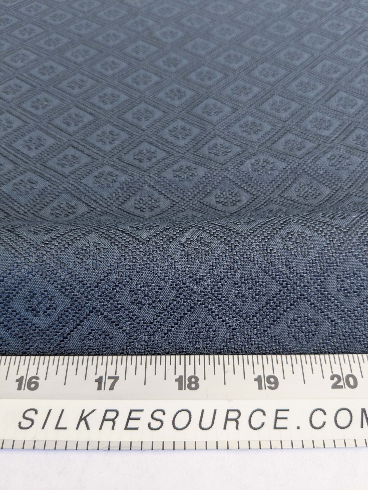 23 EV50 26" x 27" Scalamandre Lelievre Paris Nero Noir Black Polyester Small Scale Texture