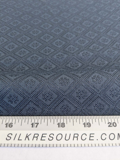 23 EV50 26" x 27" Scalamandre Lelievre Paris Nero Noir Black Polyester Small Scale Texture