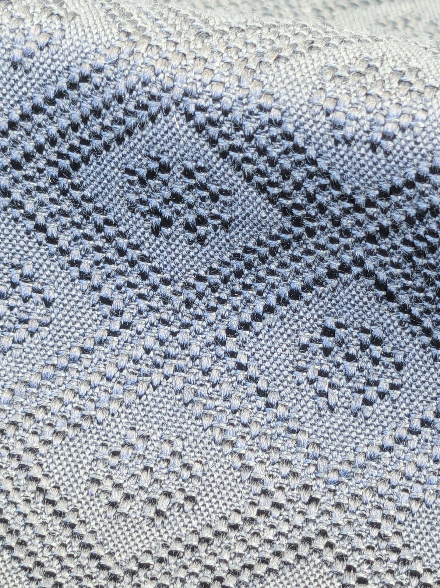 23 EV50 26" x 27" Scalamandre Lelievre Paris Nero Noir Black Polyester Small Scale Texture