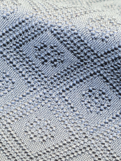 23 EV50 26" x 27" Scalamandre Lelievre Paris Nero Noir Black Polyester Small Scale Texture