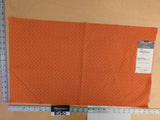 25 EV50 15" x 26" Scalamandre Lelievre Paris Colibre Abricot Orange Small Jacquard Texture Viscose