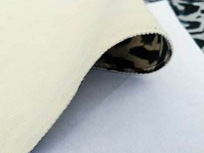 30 EV50 25" x 27" Scalamandre Aldeco Nirvana Velvet Deep Sea Black Blue White Abstract