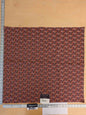 31 EV50 26" x 27" Scalamandre Lelievre Paris Tribu Cuivre Large Jacquard Orange Polyester Geometric Graphic MSRP USD576/y