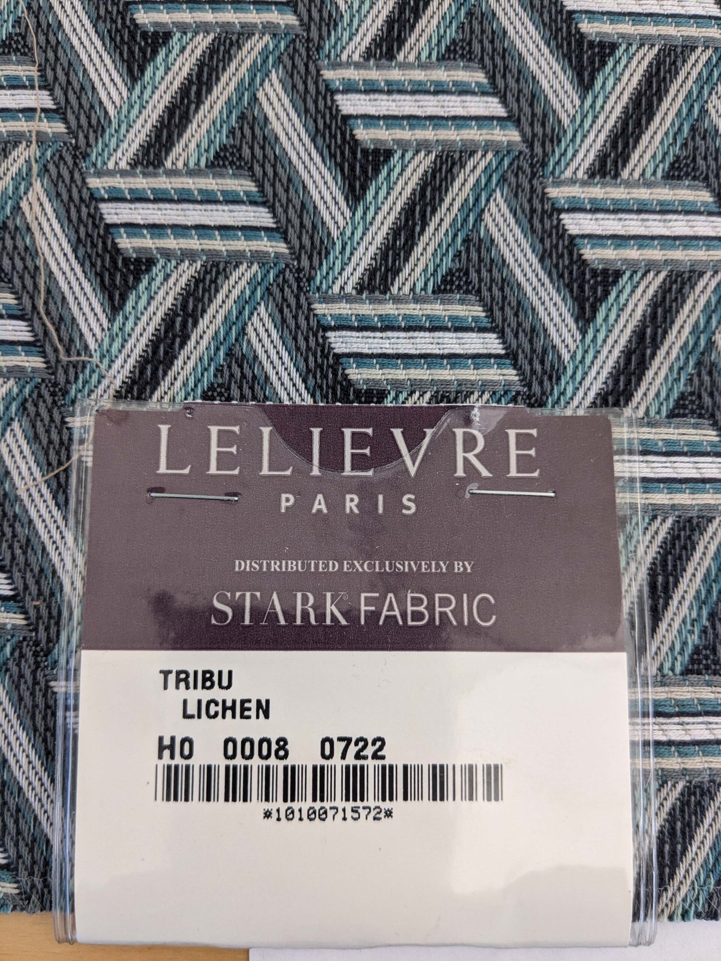 32 EV50 26" x 27" Scalamandre Lelievre Paris Tribu Lichen Large Jacquard Black Gray Polyester Geometric Graphic MSRP USD576/y