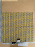 33 EV50 25" x 26" Scalamandre Lelievre Paris Tribu Citron Large Jacquard Yellow Polyester Geometric Graphic MSRP USD576/y