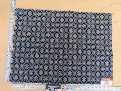 34 EV50 18" x 24" Scalamandre Colony Xi’an Blue Souffle Chinoiserie Diamond Ogee Geometric MSRP USD 598/y