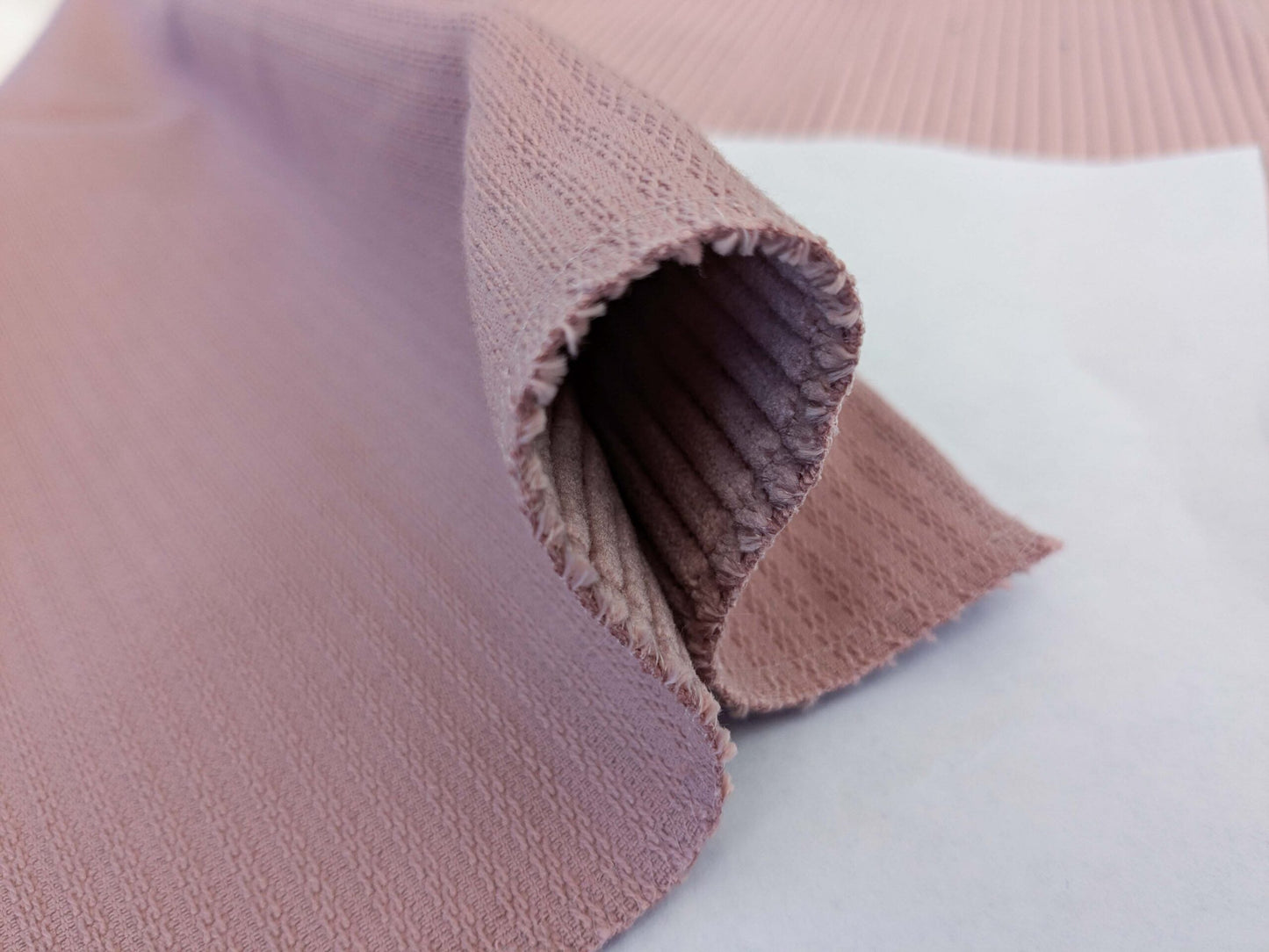 35 EV50 25" x 27" Scalamandre Lelievre Paris Riga M1 Tamaris Purple Velvet Polyester Stripe Ottoman