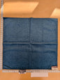 36 EV50 25" x 27" Scalamandre Lelievre Paris Smart Marin Velvet Solid Blue Polyester