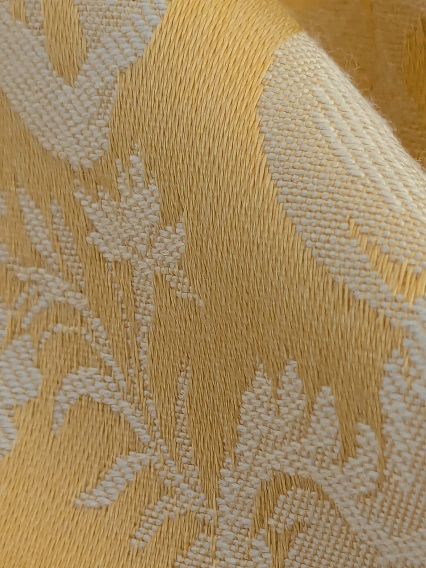 40 EV50 24" x 25" Scalamandre Tassinari &amp; Chatel Les Rubans Or Stripe Yellow White