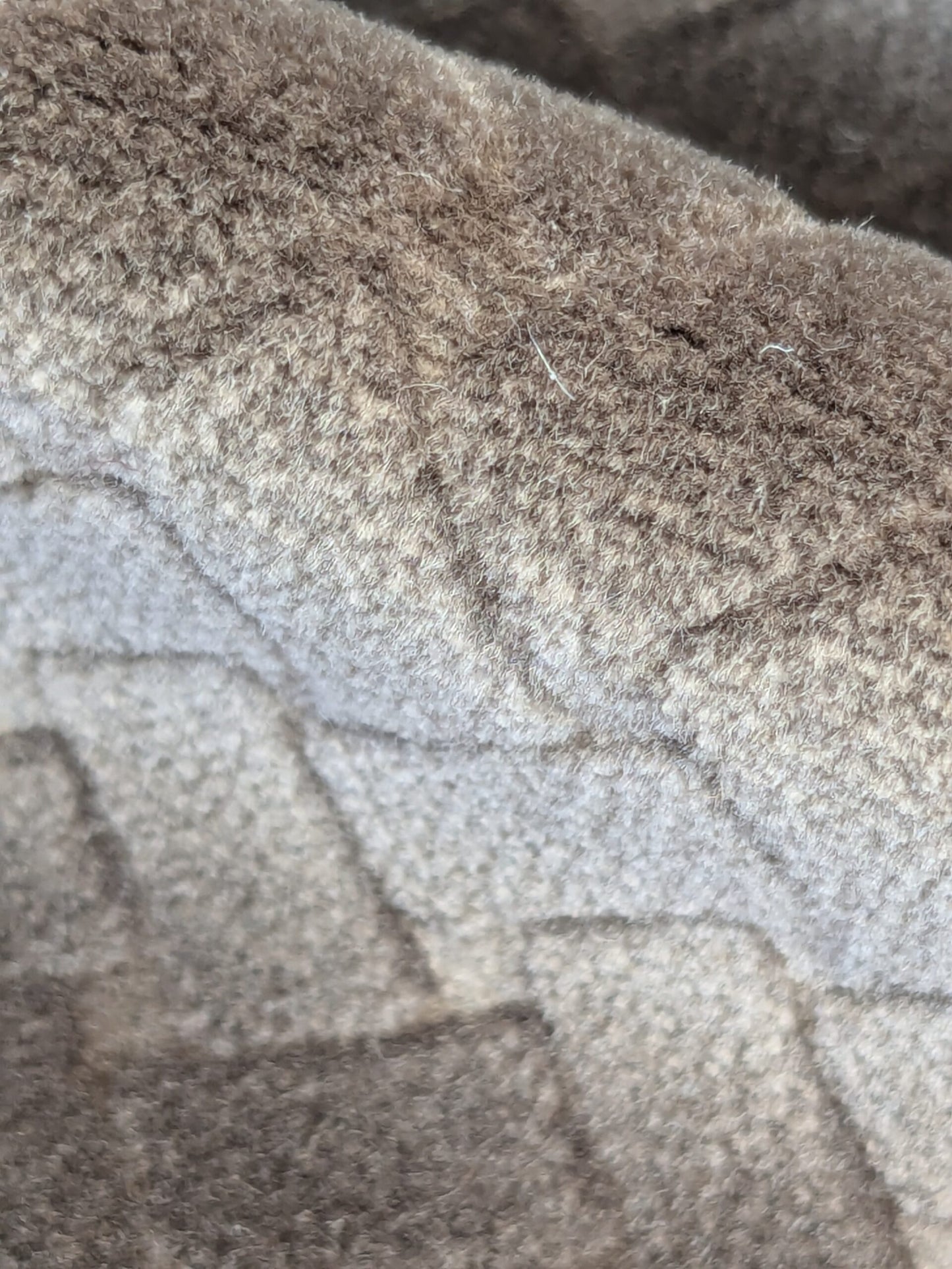 42 EV50 26" x 27" Scalamandre Colony Roma Argo Canestrino Elefante Brown Cotton Velvet Lattice Small Scale MSRP USD380/y