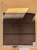 43 EV50 26" x 27" Scalamandre Colony Roma Argo Trellis Cacao Deep Brown Velvet Small Scale