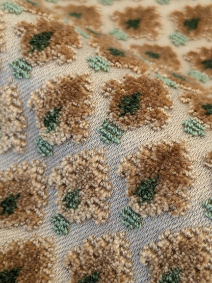 45 EV50 26" x 27" Scalamandre  Old World Weavers Verrier Wheat Gold Black Diamond Ogee MSRP USD 668/y