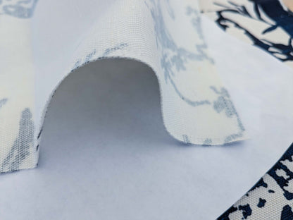 55 EV50 26" x 19" Scalamandre Summer Palace Porcelain Blue White Chinoiserie Scenic Toile MSRP USD 262/y