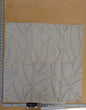 57 EV50 26" x 25" Scalamandre Silk Square Sagamore Hill Platinum Gray Botanical Foliage MSRP USD 492/Y