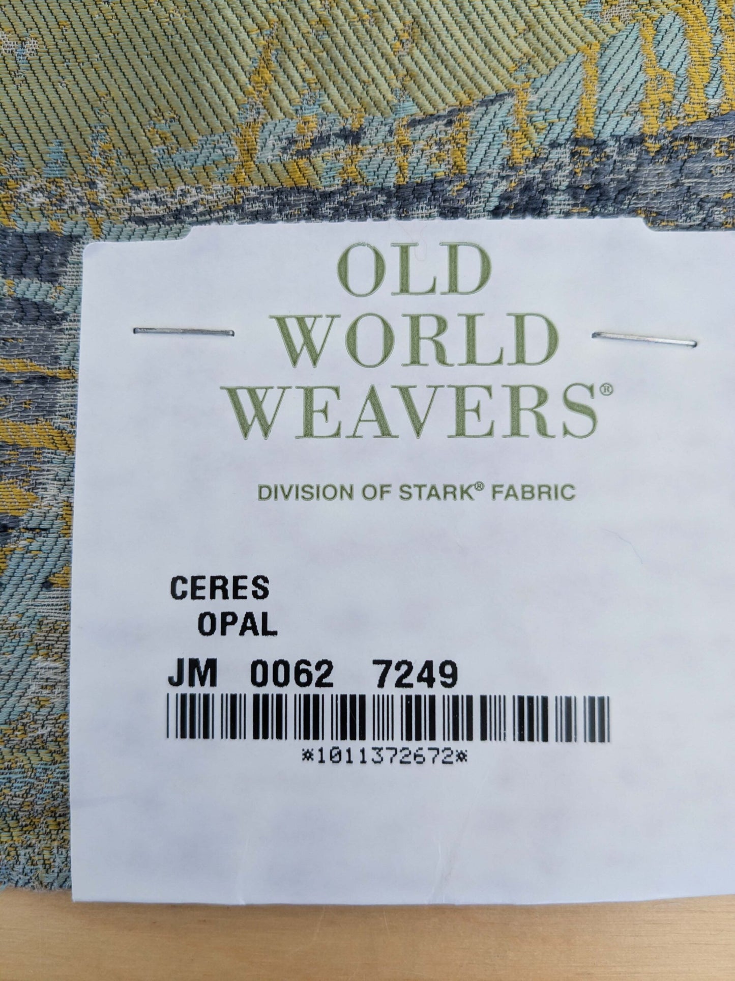 58 EV50 36" x 26"  Scalamandre Old World Weavers CERES Opal Abstract Ombre Blue MSRP USD270/y