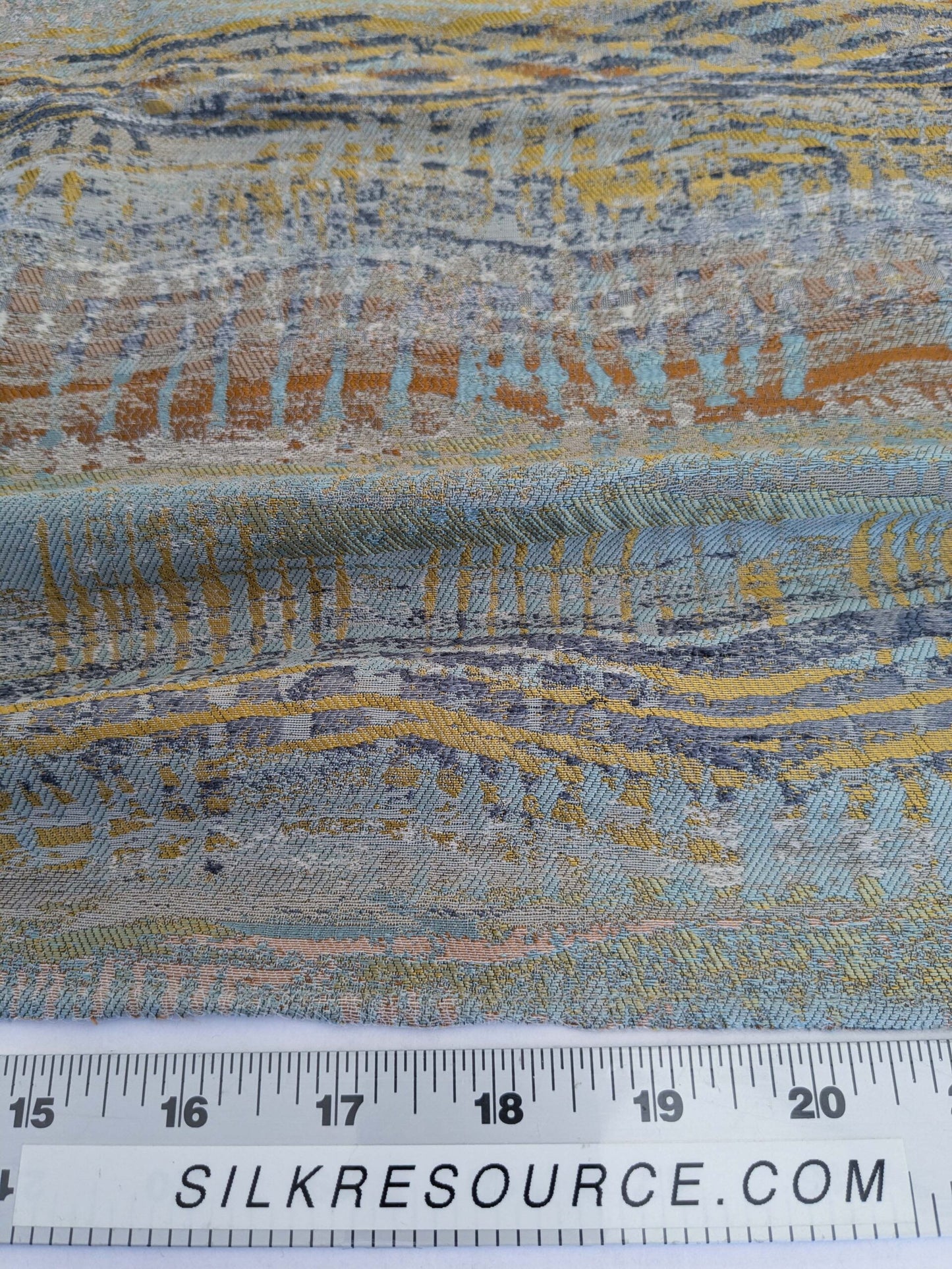 58 EV50 36" x 26"  Scalamandre Old World Weavers CERES Opal Abstract Ombre Blue MSRP USD270/y