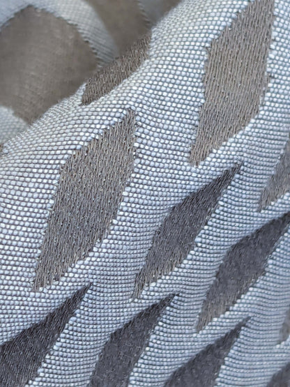 63 EV50 24" x 27" Scalamandre Lelievre Paris Baccara M1 Graphite Polyester Gray Diamond Small Scale