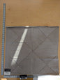 65 EV50 24" x 27" Scalamandre Lelievre Paris Baccara M1 Ciment Polyester Gray Diamond Small Scale