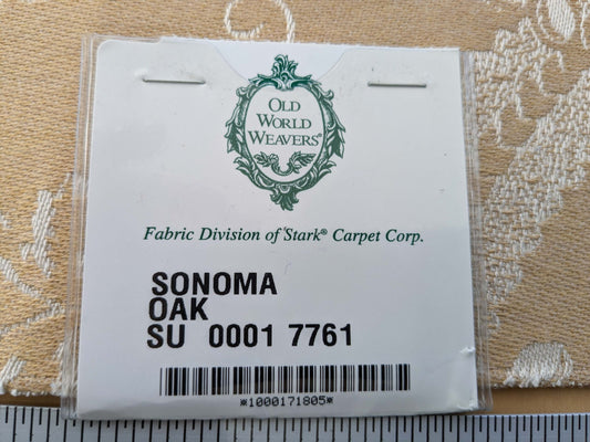 67 EV50 26" x 27" Scalamandre Old World Weavers Sonoma Oak Sunbrella Outdoor Yellow Botanical Foliage Scroll MSRP USD224/y