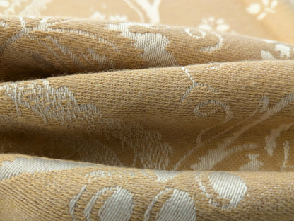 67 EV50 26" x 27" Scalamandre Old World Weavers Sonoma Oak Sunbrella Outdoor Yellow Botanical Foliage Scroll MSRP USD224/y