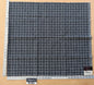68 EV50 26" x 29" Scalamandre Lelievre Reverso M1 Ardoise Deep Blue-Gray Lattice Geometric
