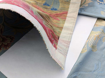 69 EV50 27" x 26" Scalamandre Old World Weavers Viviana Powder Blue Viscose Floral Botanical MSRP USD 328/Y